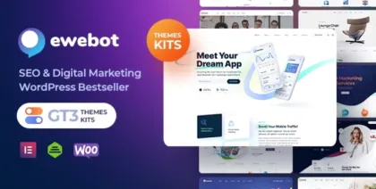 Ewebot SEO Marketing Digital Agency 3.0.9 GPL Theme