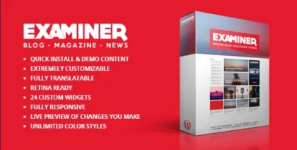 Examiner Magazine Theme 1.5.3 GPL Theme