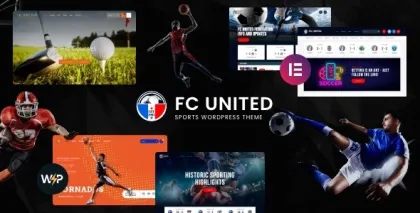 FC United | Football, Soccer Sports WordPress Theme + RTL 1.1.1 GPL Theme