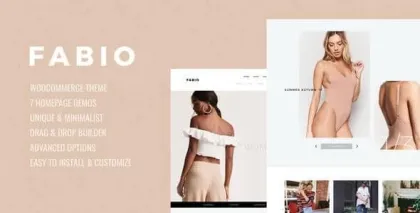 Fabio WooCommerce Shopping Theme 1.8 GPL Theme