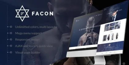 Facon Fashion Responsive WordPress Theme 1.2 GPL Theme