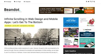 FameThemes Beandot WordPress Theme 1.1.1 GPL Theme