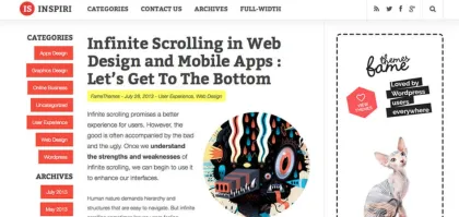FameThemes Inspirin WordPress Theme 1.2.0 GPL Theme