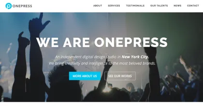 FameThemes OnePress WordPress Theme 2.0.6 GPL Theme
