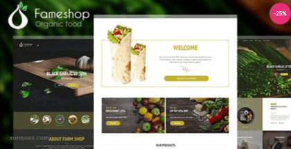 Fameshop  – Organic, Bio WooCommerce WordPress Theme 1.1.8 GPL Theme