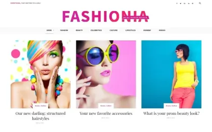 Fashionia Online Fashion Magazine Responsive WordPress Theme 1.0.0 GPL Theme