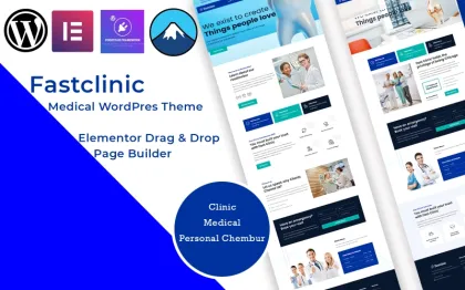 Fast Clinic Medical WordPress Elementor Theme WordPress Theme 1.0.0 GPL Theme