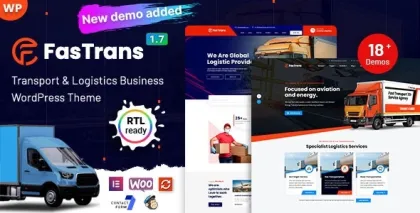 Fastrans Logistics Transportation 2.5 GPL Theme