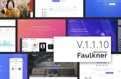 Faulkner Responsive Multiuse WordPress Theme 1.1.15 GPL Theme