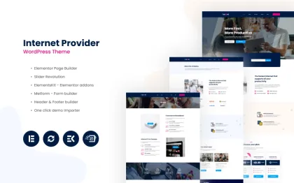 FazNet Internet Provider WordPress Theme 1.0.0 GPL Theme