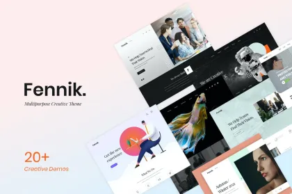 Fennik Multipurpose Creative Theme 1.1.1 GPL Theme