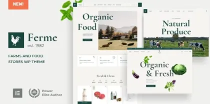 Ferme Food Store Farm 3.1 GPL Theme