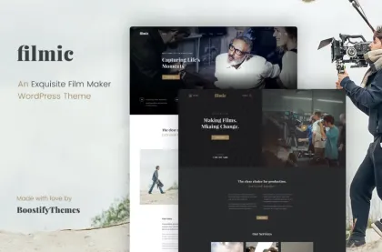 Filmic Movie Studio Film Maker WordPress Theme 2.4.6 GPL Theme