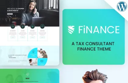 Finance Consultant Consulting WordPress Theme 2.8 GPL Theme