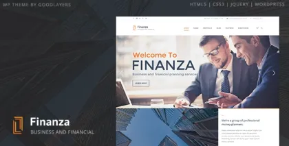 Finanza Business Financial WordPress 1.3.4 GPL Theme