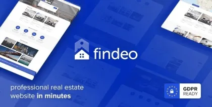 Findeo Real Estate WordPress Theme 1.2.42 GPL Theme