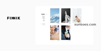 Finnik Minimal WordPress Theme for Photographers 2.1.0 GPL Theme