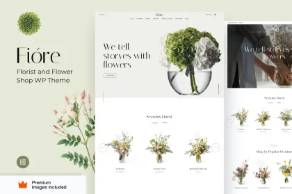 Fiore Flower Shop and Florist 3.1 GPL Theme