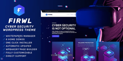 Firwl Cyber Security WordPress Theme 1.5.1 GPL Theme