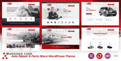 FixLab Auto Repair WordPress Theme 1.0.4 GPL Theme