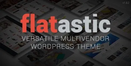 Flatastic Versatile Multi Vendor WordPress Theme 1.8.3 GPL Theme
