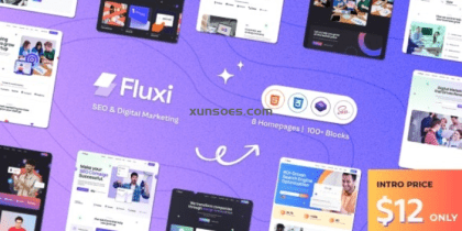 Fluxi SEO Digital Marketing Agency WordPress Theme 1.0.5 GPL Theme