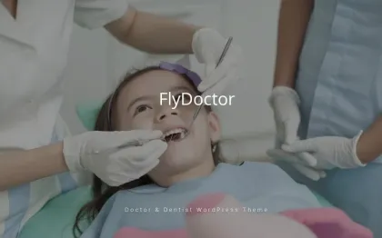 FlyDoctor Doctor Dentist WordPress Theme 1.0.12 GPL Theme
