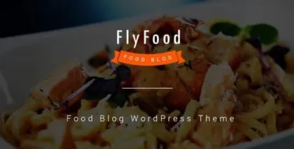 FlyFood Catering and Food WordPress Theme 1.0.8 GPL Theme