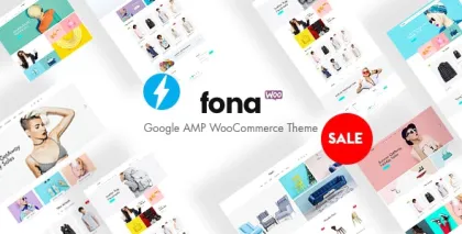 Fona Responsive Elementor WooCommerce Theme 2.0.2 GPL Theme