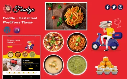 FoodGo – Restaurant WordPress Theme 1.00 GPL Theme