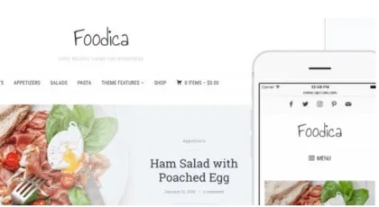 Foodica Theme 3.1.1 GPL Theme