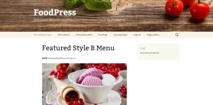 Foodpress ( WordPress Theme For Food Restaurant 1.4.4 GPL Theme