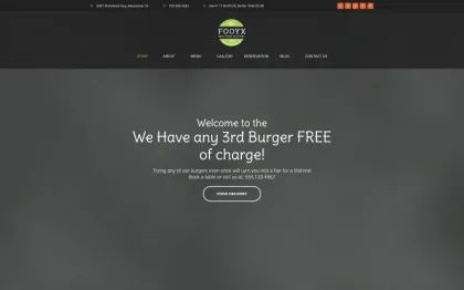 Fooxy Food Delivery Service WordPress Theme 1.0.0 GPL Theme