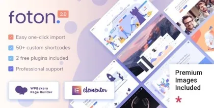 Foton Software and App Landing Page Theme 2.5 GPL Theme