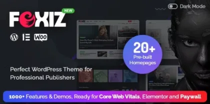 Foxiz WordPress Newspaper News and Magazine 2.4.3 GPL Theme