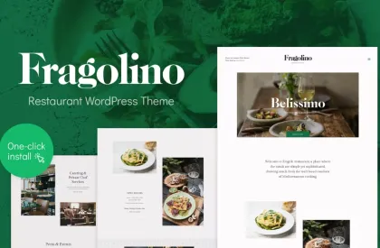 Fragolino Exquisite Restaurant WordPress Theme 1.0.9 GPL Theme