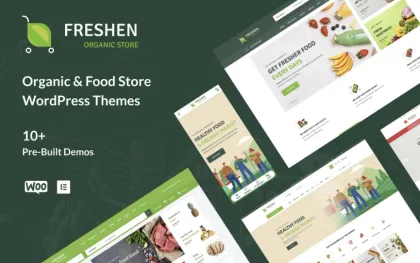 Freshen Organic Food Store WordPress Theme 1.0.2 GPL Theme