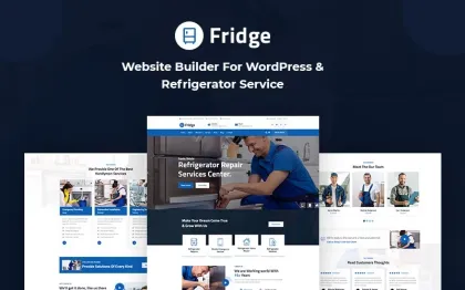 Fridge Website Builder For WordPress Refrigerator Service WordPress Theme 1.0.0 GPL Theme