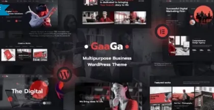 Gaaga Creative Agency Theme 1.0.9 GPL Theme