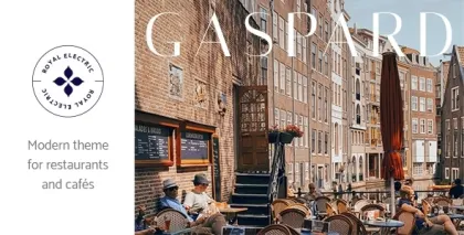 Gaspard Restaurant and Coffee Shop Theme 1.3 GPL Theme