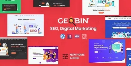 GeoBin | SEO, Startup SaaS WordPress Theme 2.7.3 GPL Theme