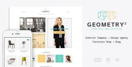 Geometry | Interior Design Furniture Shop WordPress Theme 1.9.1 GPL Theme
