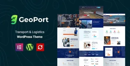 Geoport Transport Logistics WordPress Theme 2.0.9 GPL Theme
