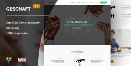 Geschaft Business WooCommerce WordPress Theme 1.5 GPL Theme