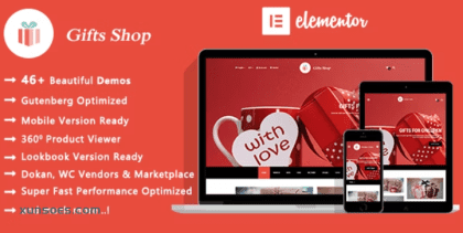 Gifts Shop | Handmade Souvenirs WooCommerce WordPress Theme 2.1.3 GPL Theme