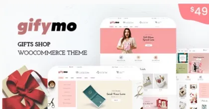 Gifymo Gift shop WordPress Theme 1.0.1 GPL Theme