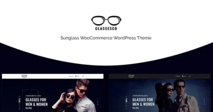 Glassesco Sunglass WooCommerce Theme 1.0.3 GPL Theme