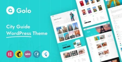 Golo Directory Listing, Travel WordPress Theme 1.6.5 GPL Theme