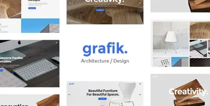 Grafik Architecture and Design Portfolio Theme 3.3 GPL Theme