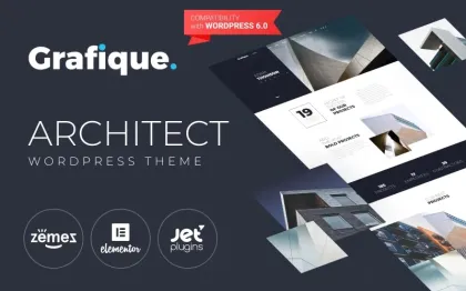Grafique Architect WordPress Theme 1.0.1 GPL Theme